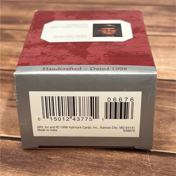 1998 HALLMARK KEEPSAKE ORNAMENT QX6676 GRANDSON SAILOR TEDDY BEAR - Picture 4 of 10